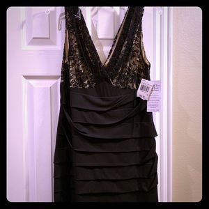 NWT Connected Apparel Nude Illusion dress FIRM